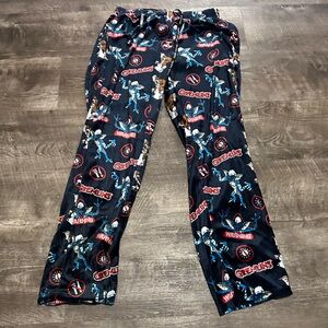 Happy Socks Women's Joggers - Navy with Red and White Patterns